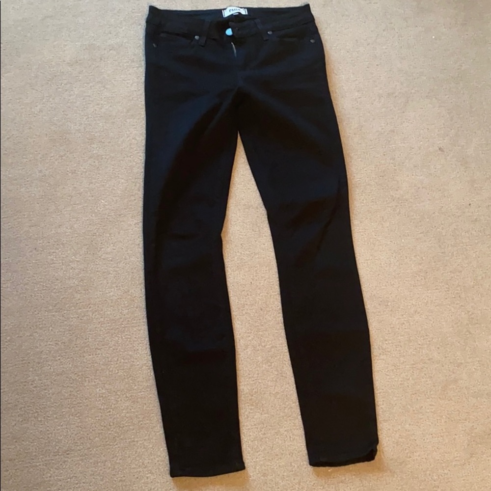 Paige black skinny jeans